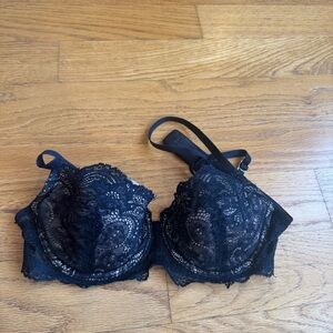 ThirdLove Black Lace Underwire T Shirt Bra